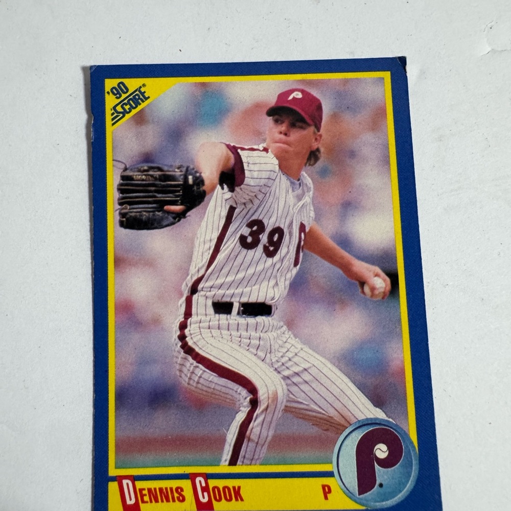 1990 Score Dennis Cook Baseball Card